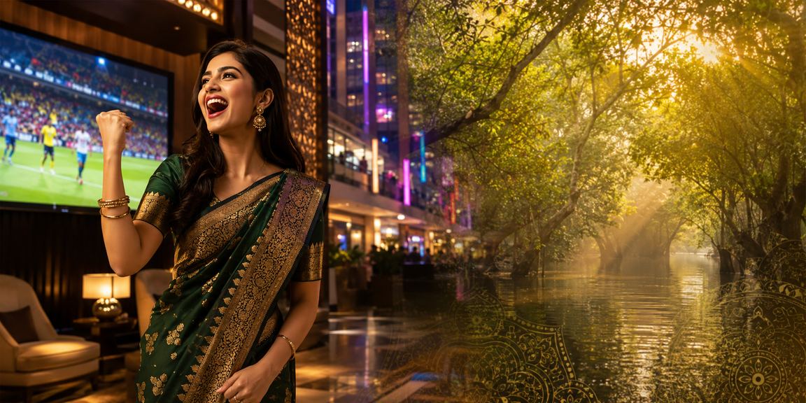 সিলেটের নিয়ন আলোয় ক্যাসিনো গেমের আনন্দময় পরিবেশ